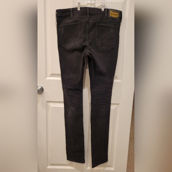 American Eagle Young Money Plaque Distressed Jeans Men's Size 38 X 32 - Picture 3 of 9